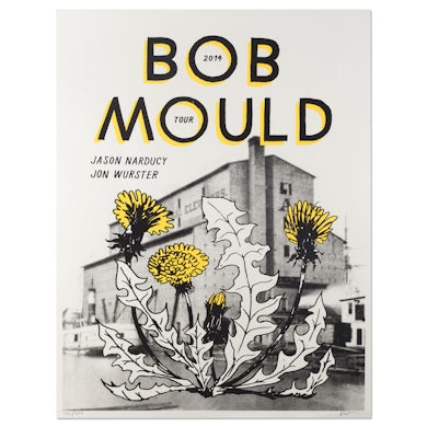 Bob Mould 2014 Tour Poster