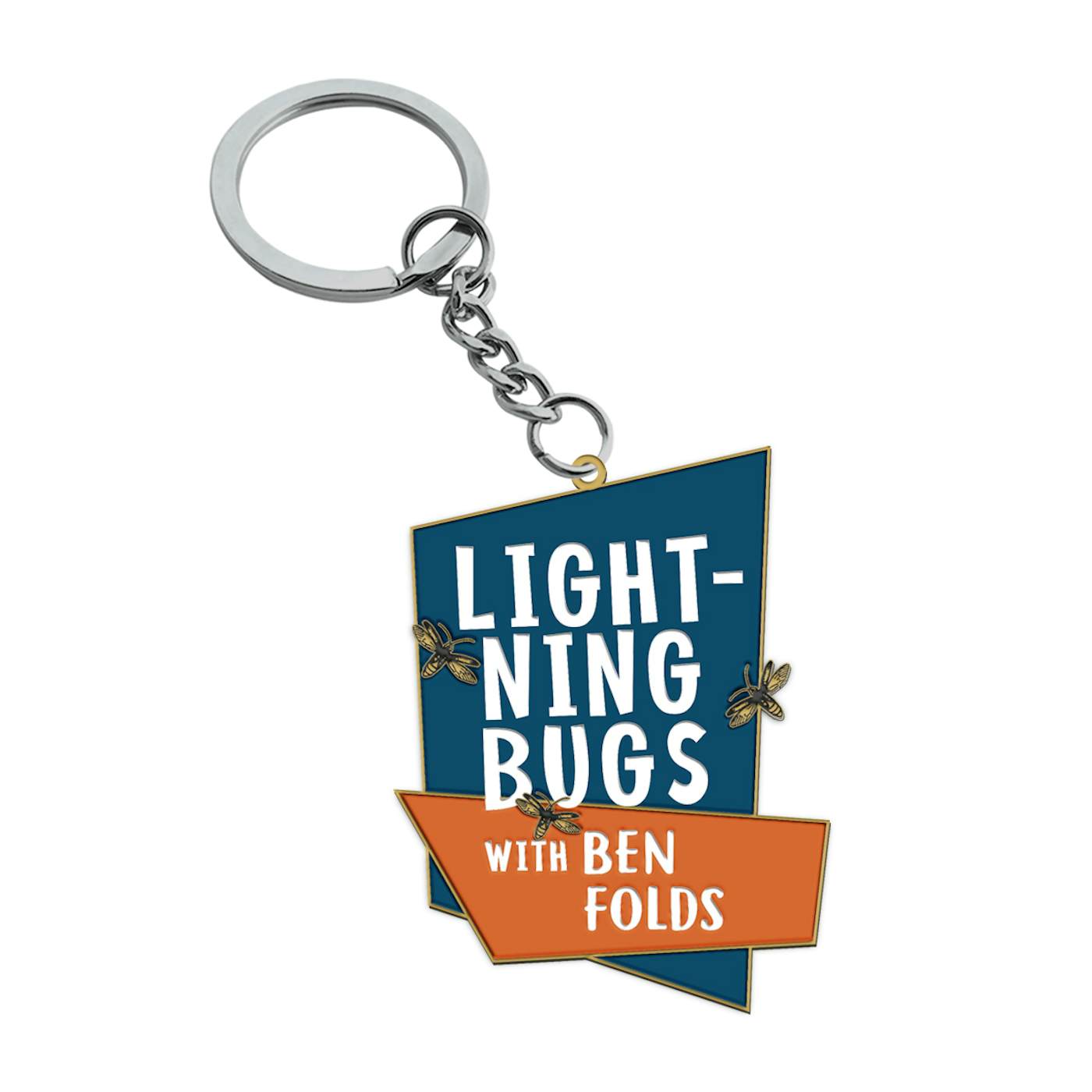 Ben Folds Lightning Bugs Enamel Keychain