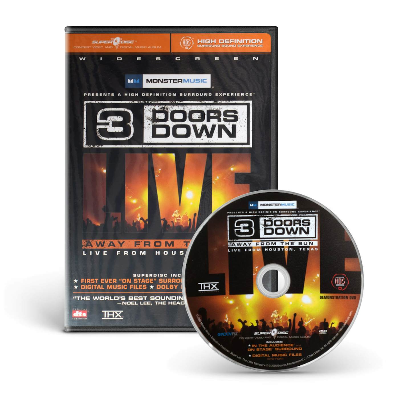 3 Doors Down Away from the sun, live from Houston, Texas DVD