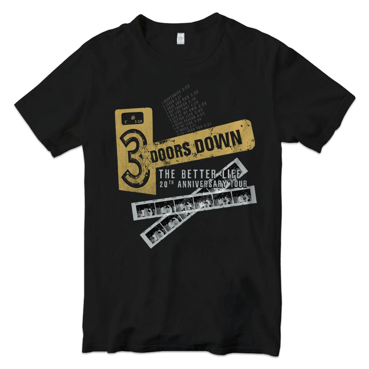 3 Doors Down 20th Anniversary Tour Tee
