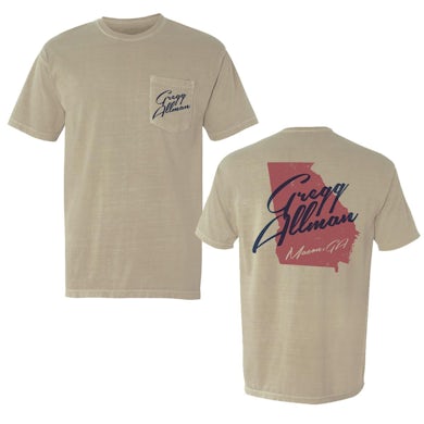 Gregg Allman  Macon, GA Pocket T-Shirt