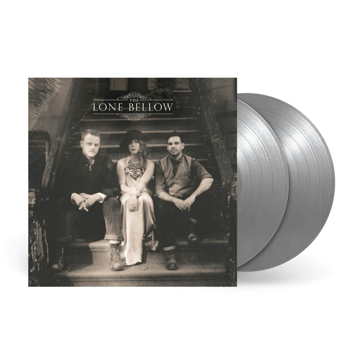 "The Lone Bellow" Special 10 Year Anniversary Metallic Silver Double LP Vinyl
