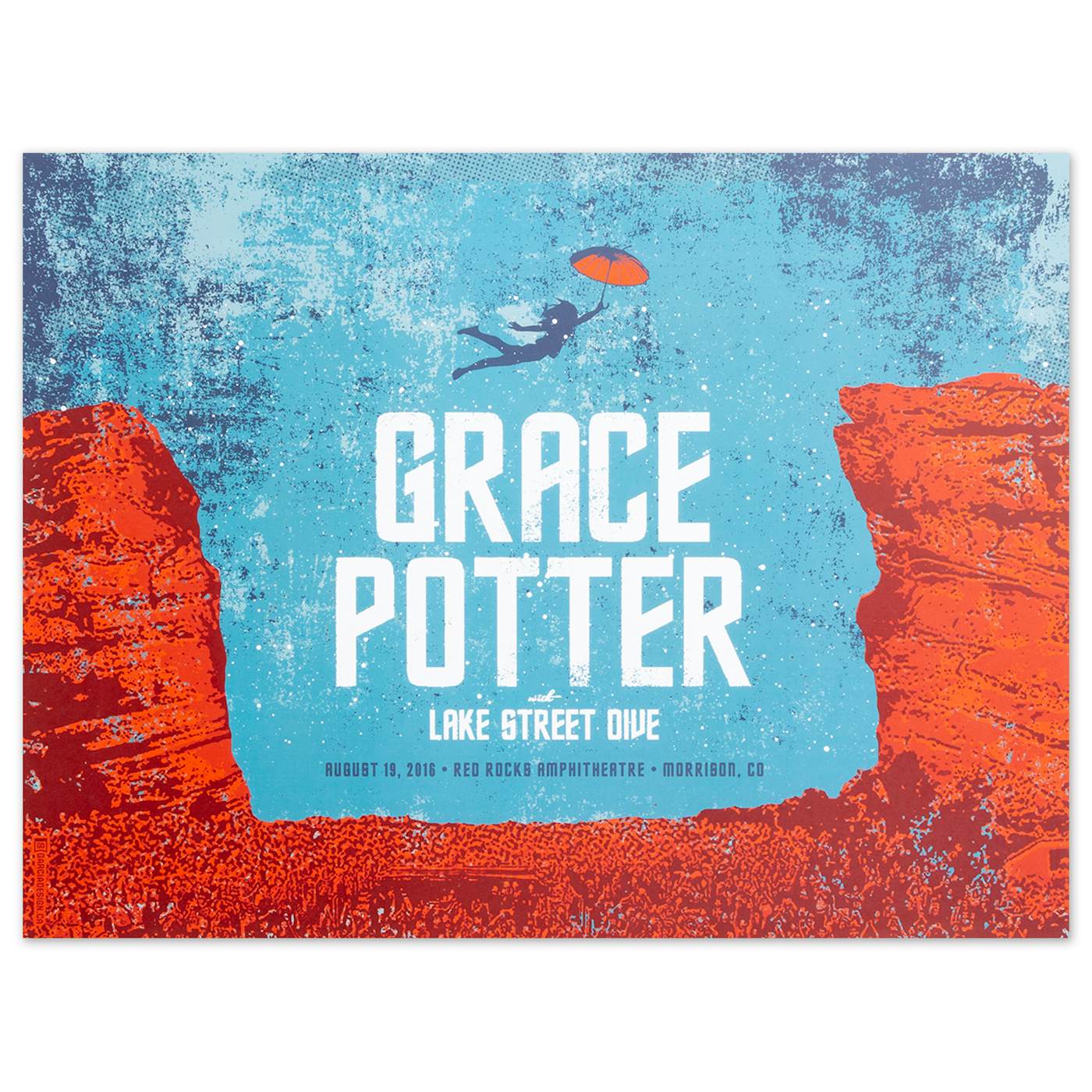 Grace Potter & The Nocturnals 8/19/16 Poster