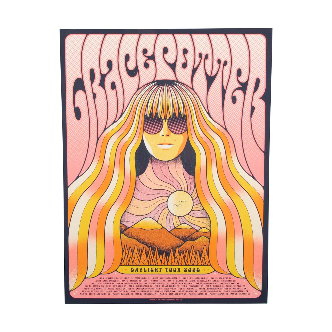 Grace Potter Daylight Tour Poster - Pink