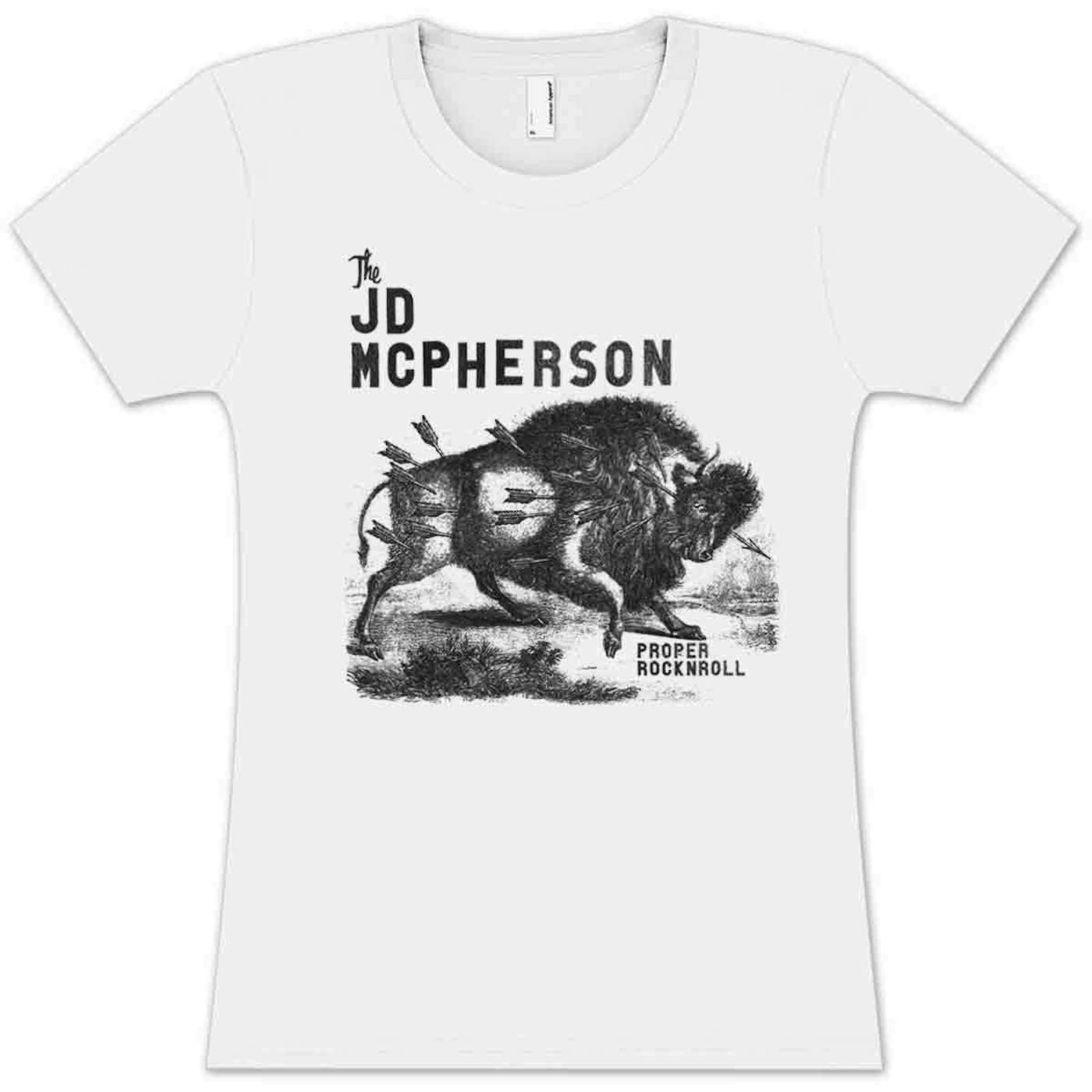 JD McPherson Bison Ladies T-Shirt
