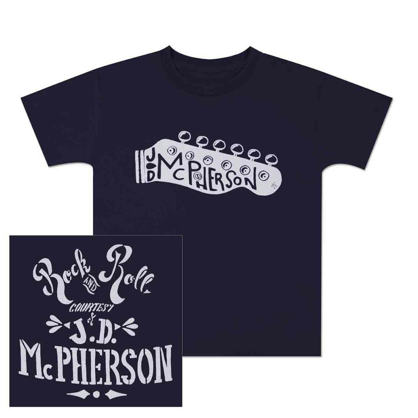 JD McPherson Rock and Roll Navy Toddler Tee