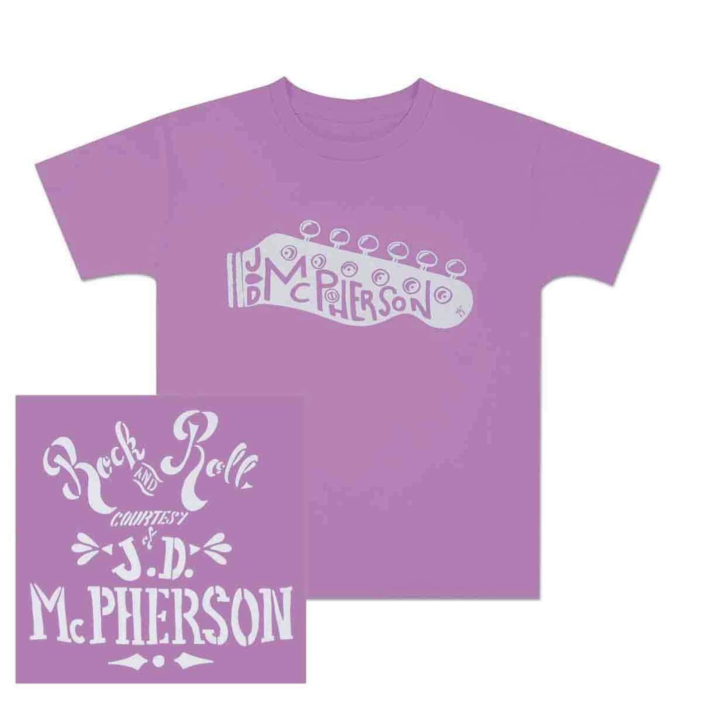 JD McPherson Rock and Roll Lavender Toddler Tee