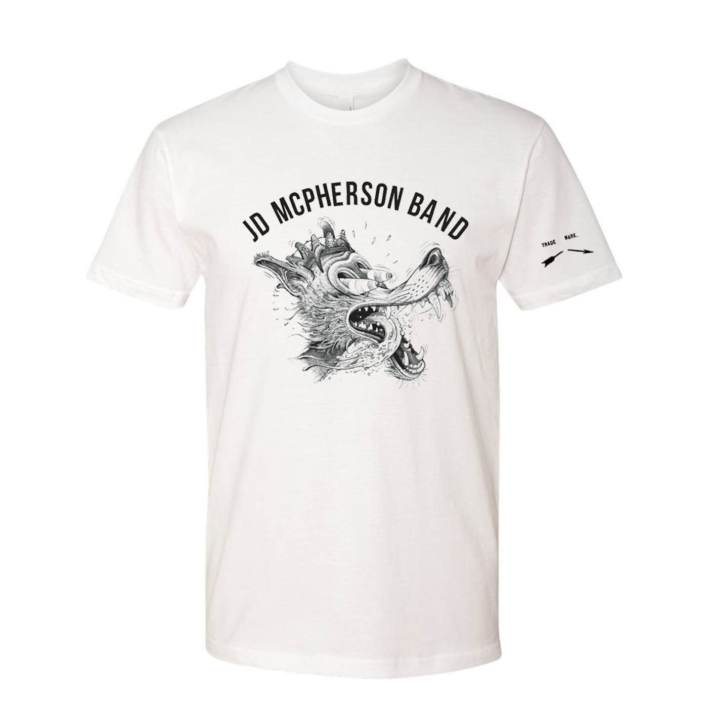 JD McPherson Undivided Heart & Soul White T-Shirt