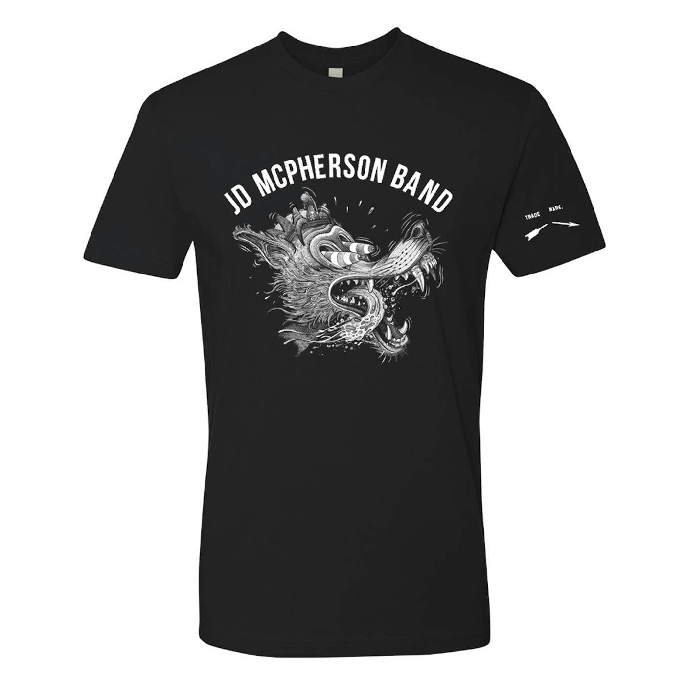 JD McPherson Undivided Heart & Soul Black T-Shirt