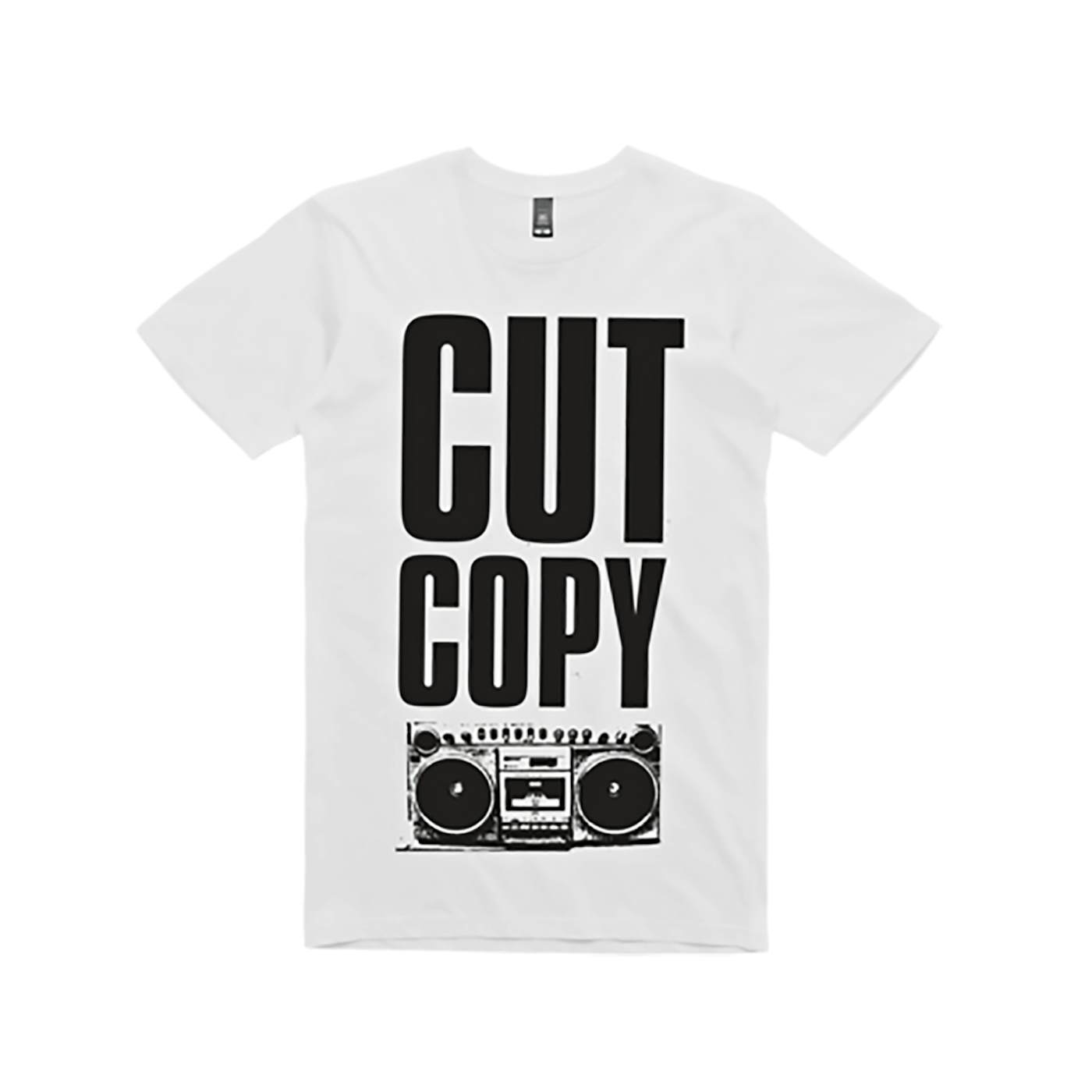 Cut Copy Boom Box T-Shirt - White