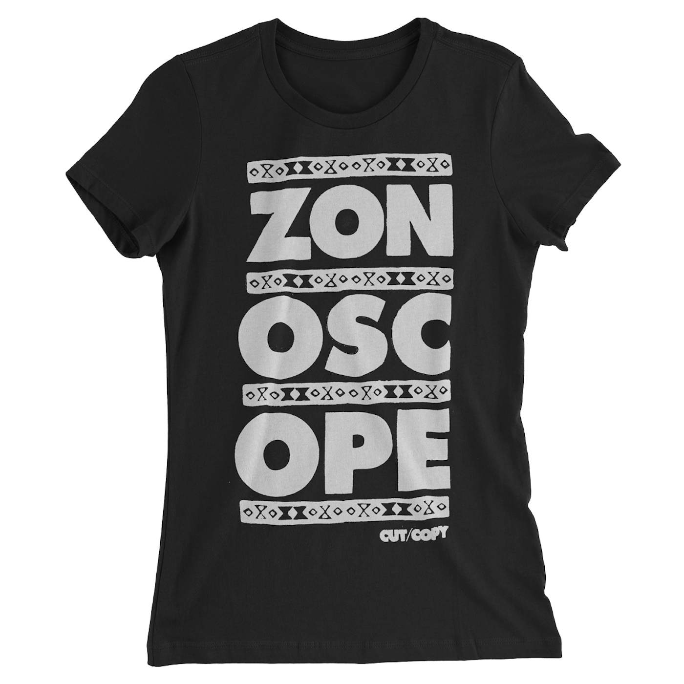 Cut Copy - ZON-OSC-OPE - 90s Baby Tee Fit - Black