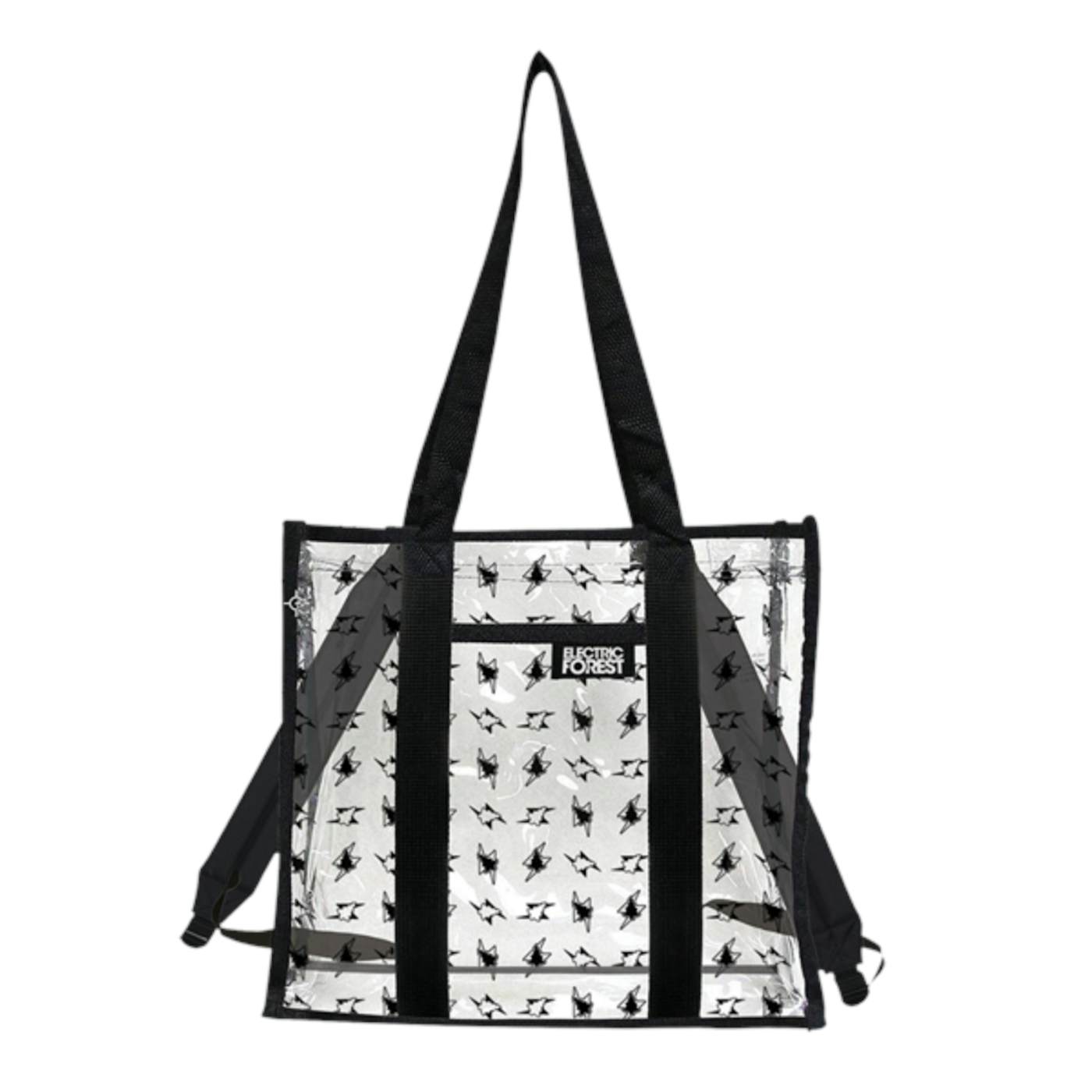 Electric Forest Festival Clear Convertible Tote / Backpack