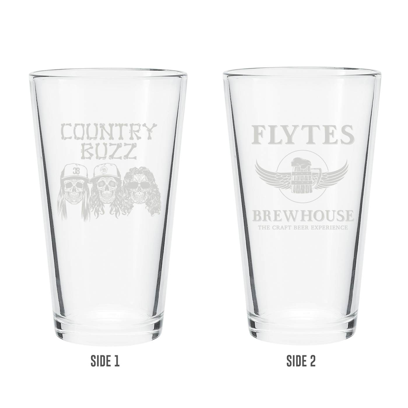 The Cadillac Three COUNTRY BUZZ BEER GLASS