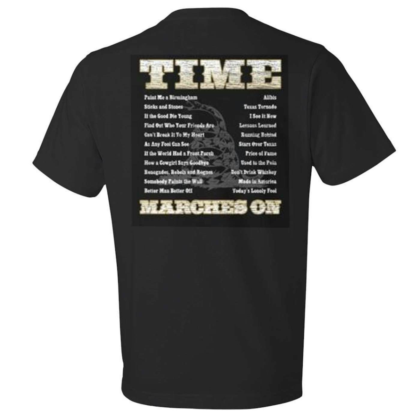 Tracy Lawrence Time Marches On Black Tee