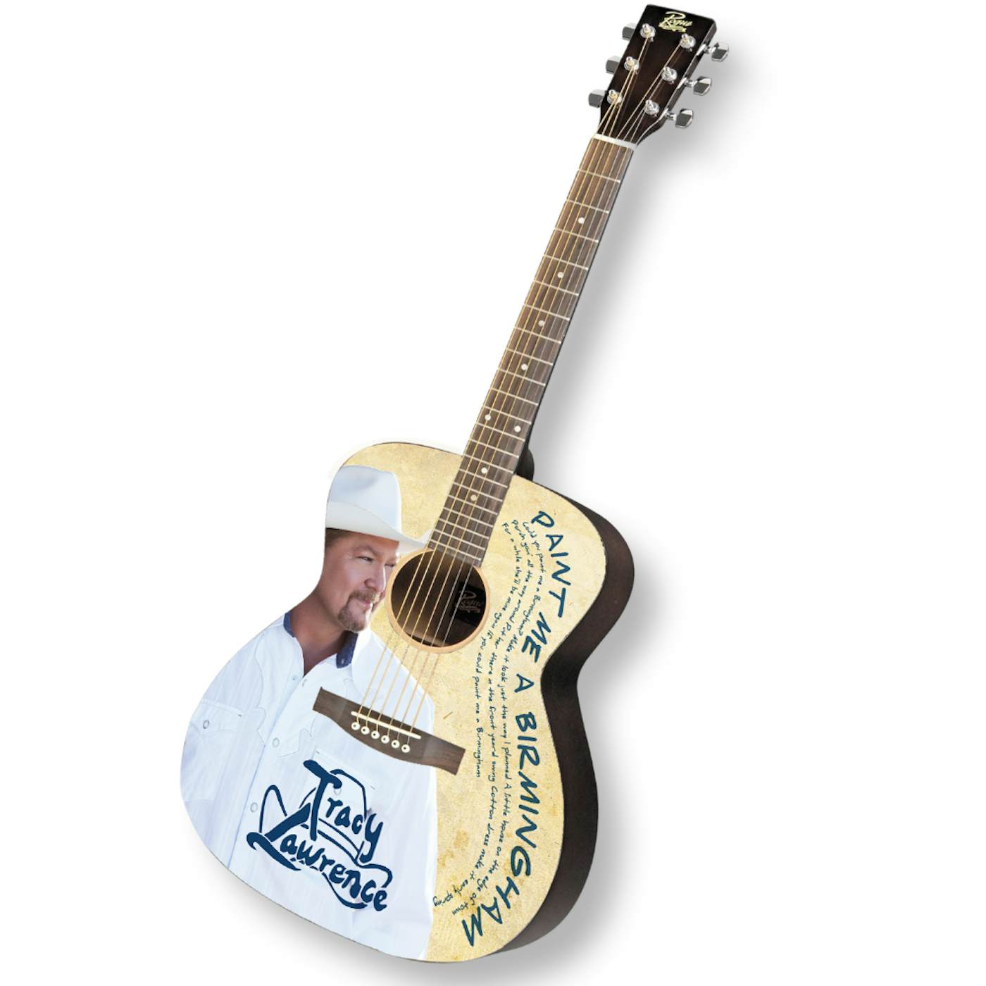 Tracy Lawrence Paint Me A Birmingham Signed Guitar