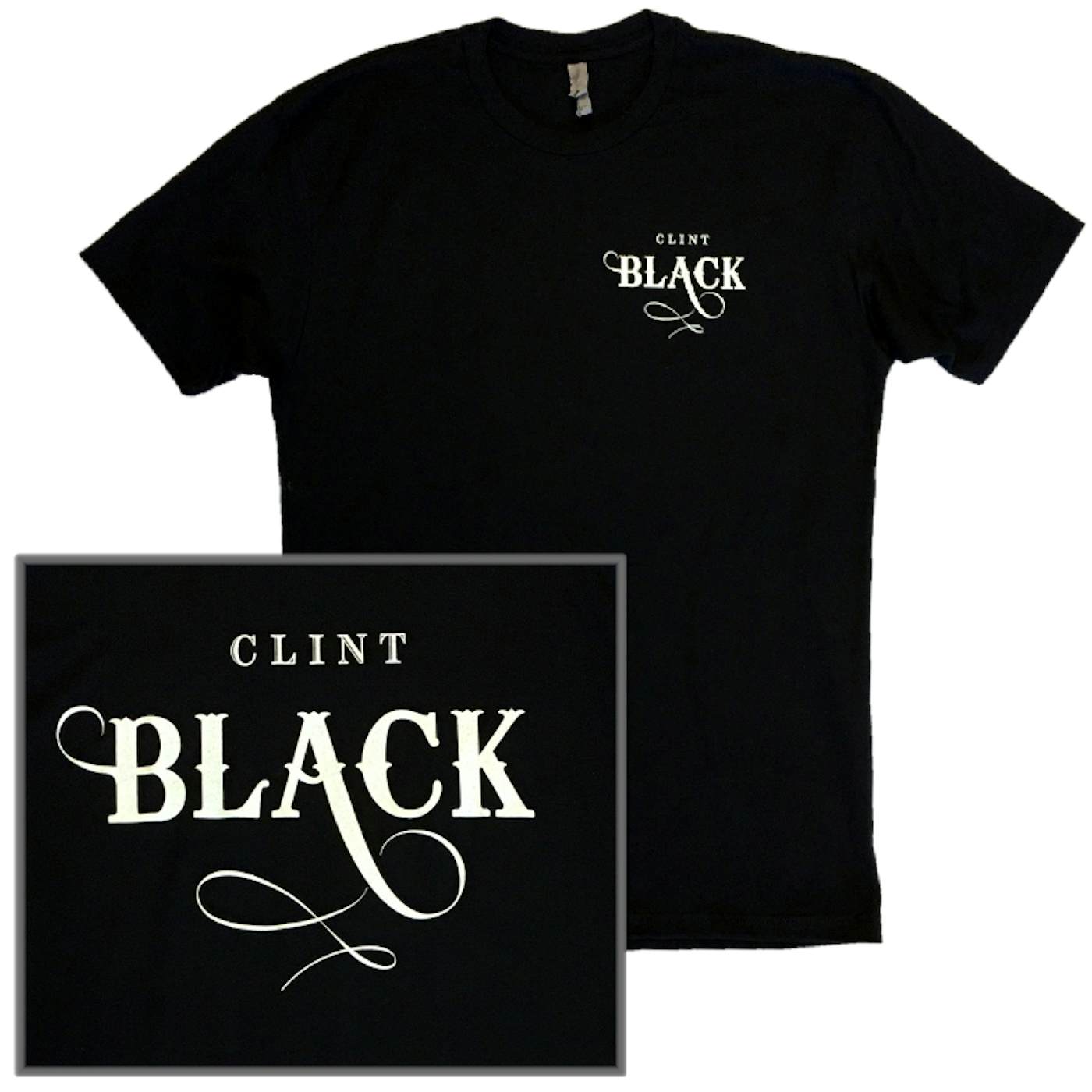 Clint Black Logo Tee