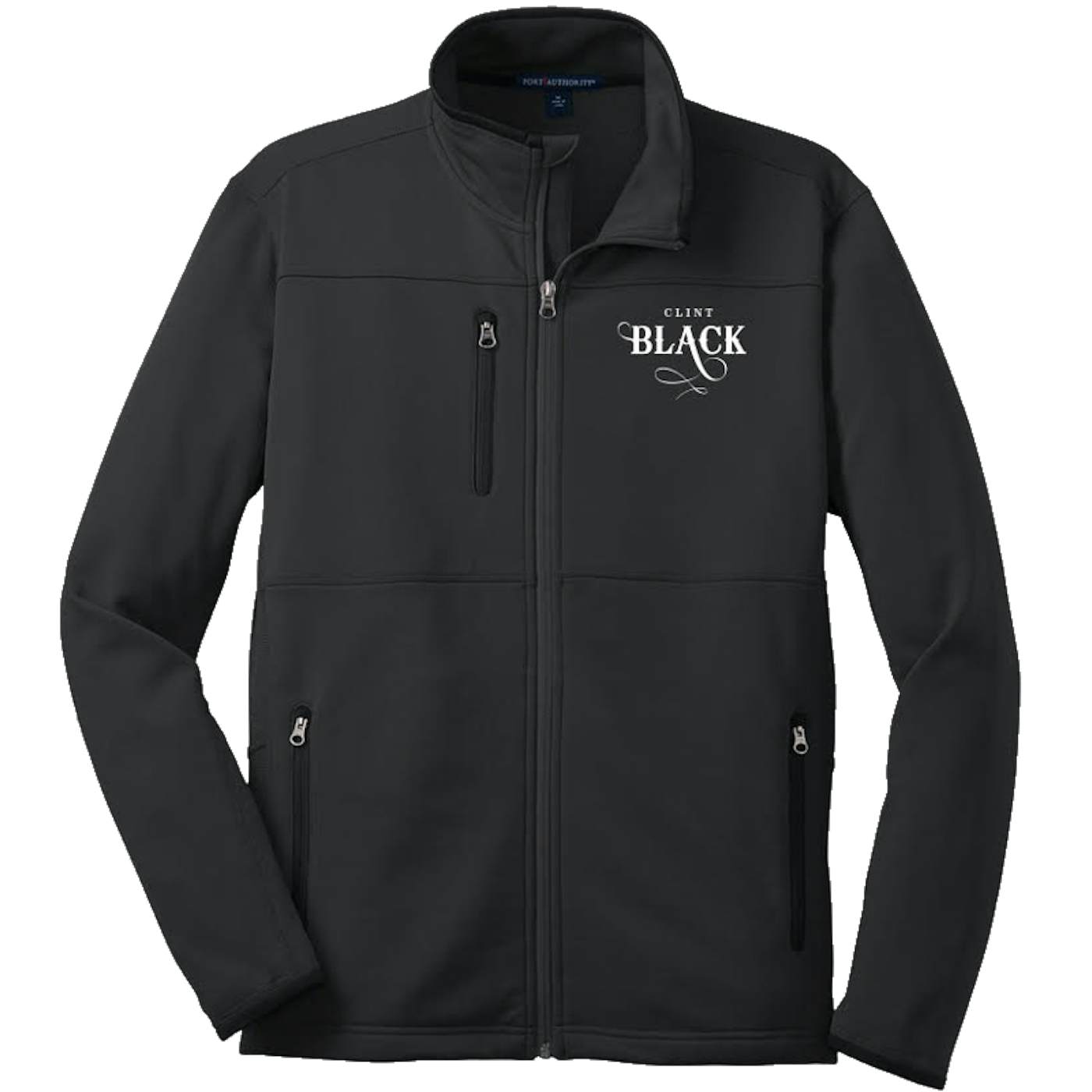 Clint Black Pique Fleece Jacket