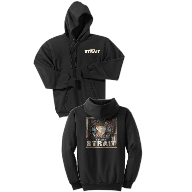 Johnny Cash Emblem Est 1932 Image Black Pull Over Sweatshirt Hoodie New Official