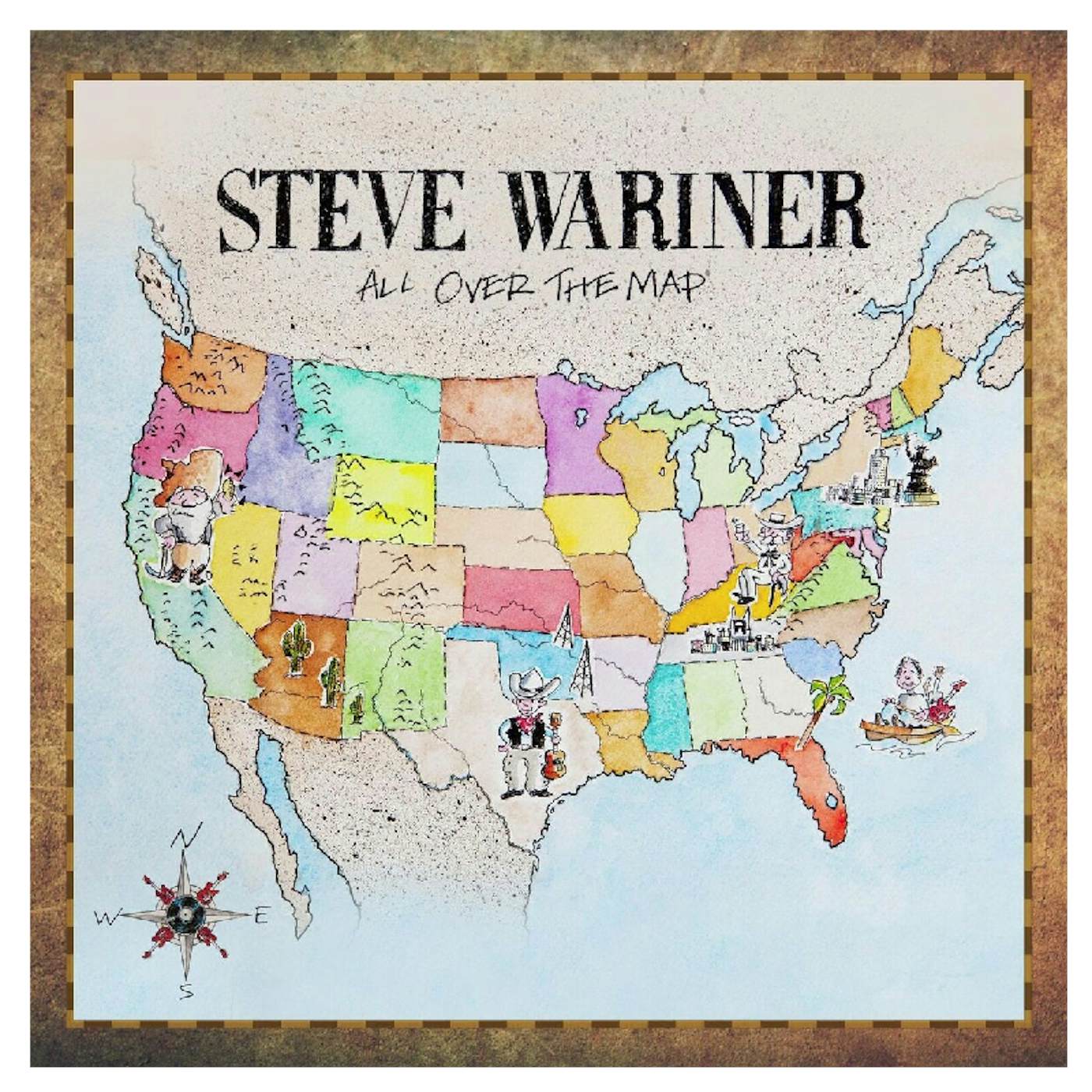 Steve Wariner CD- All Over the Map