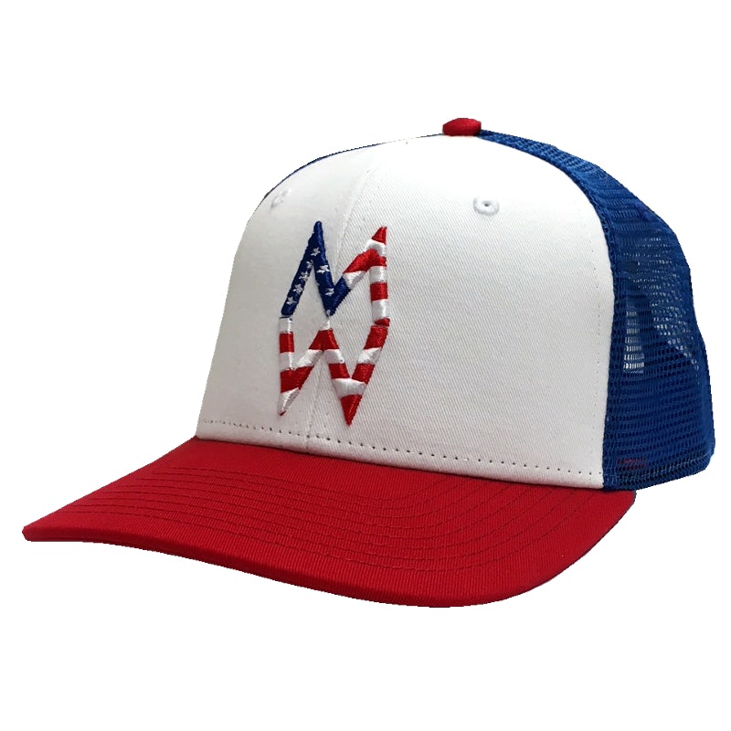 morgan wallen red white and blue hat