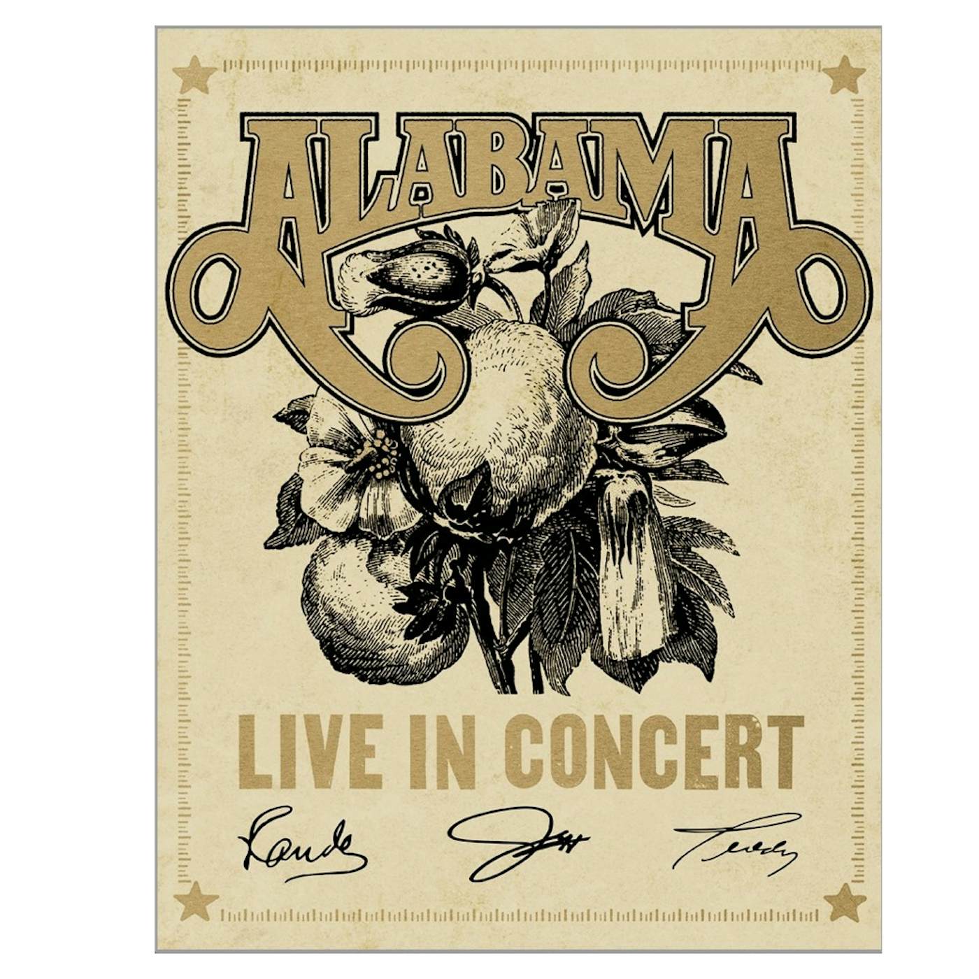 Alabama 11"x14" Live In Concert Poster