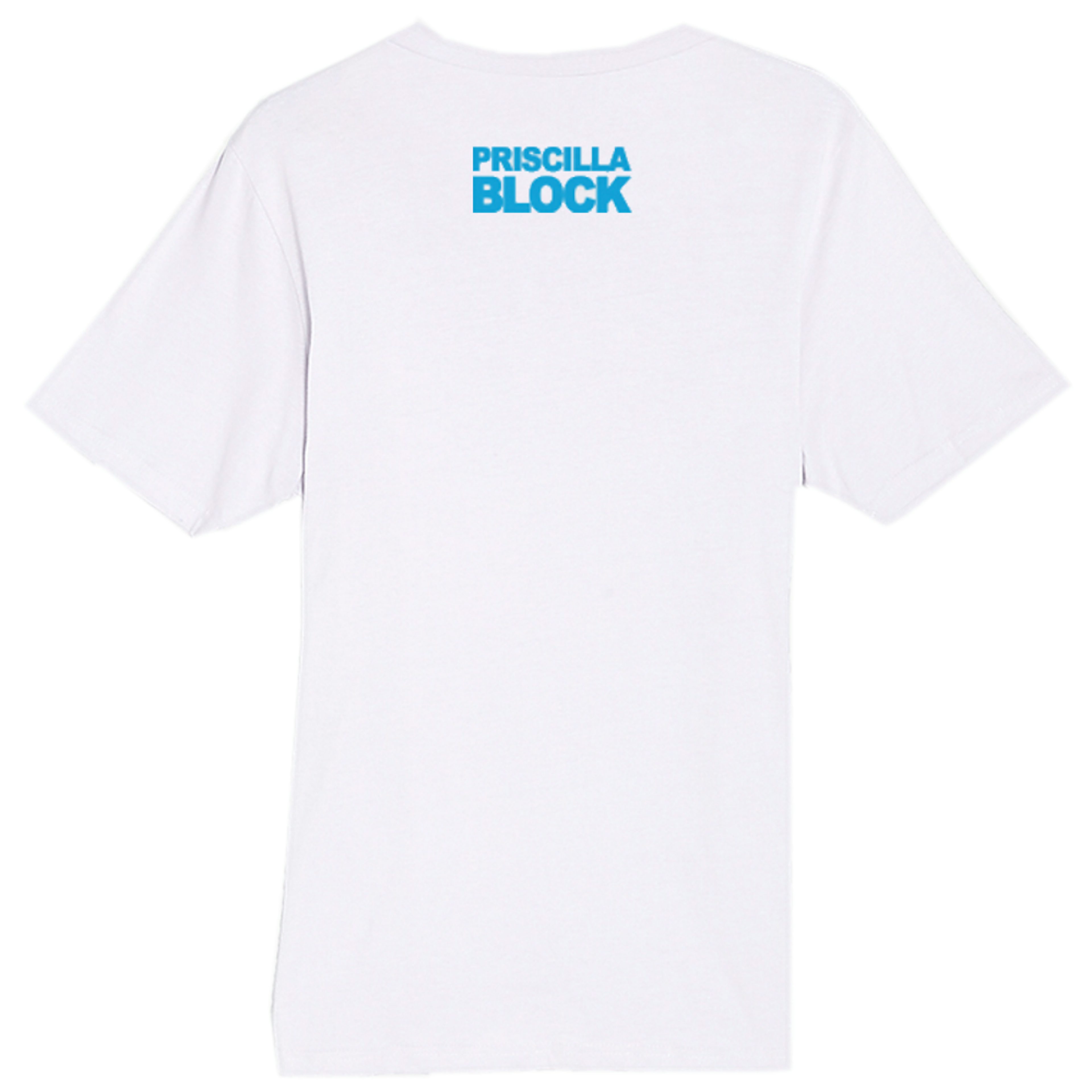 Priscilla Block White 4 Photo Tee