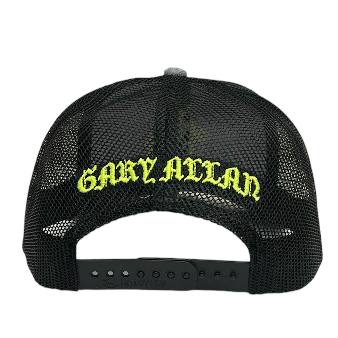 Gary Allan Heather Grey and Black Neon Ballcap