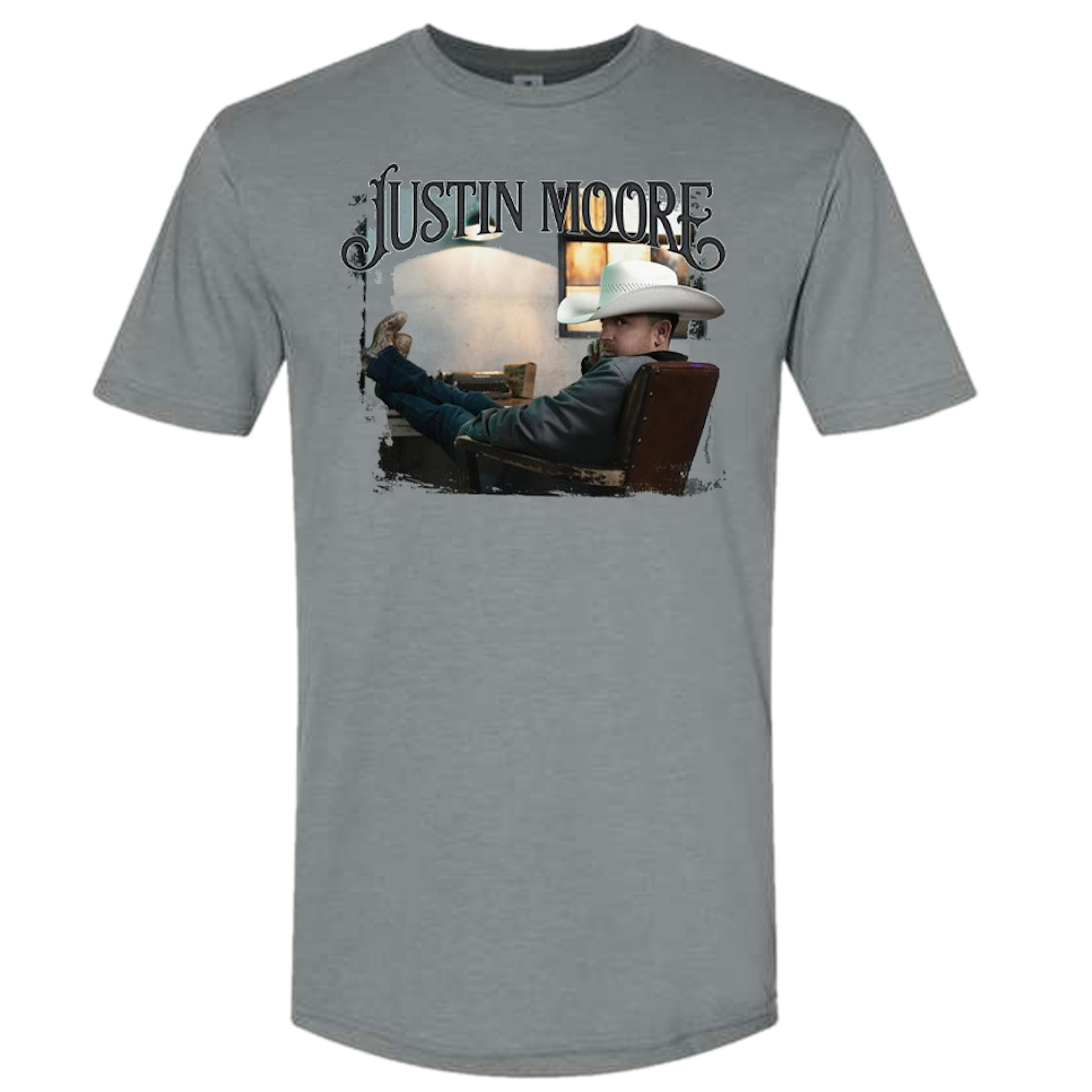 Justin Moore Gunmetal Stray Dog Tour Tee
