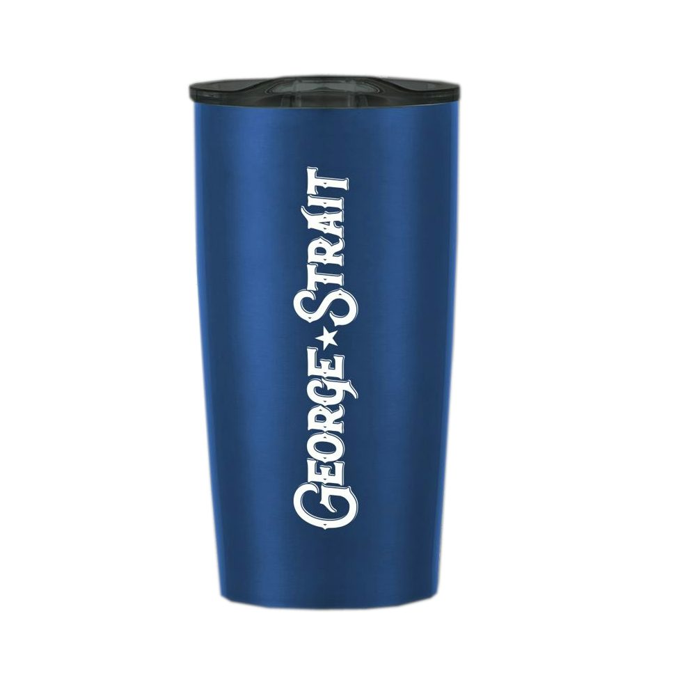 George Strait Blue 20 oz Tumbler