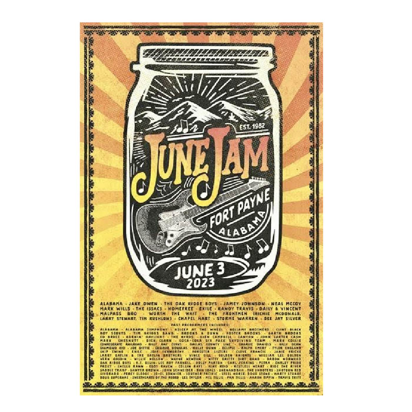 Alabama June Jam Poster