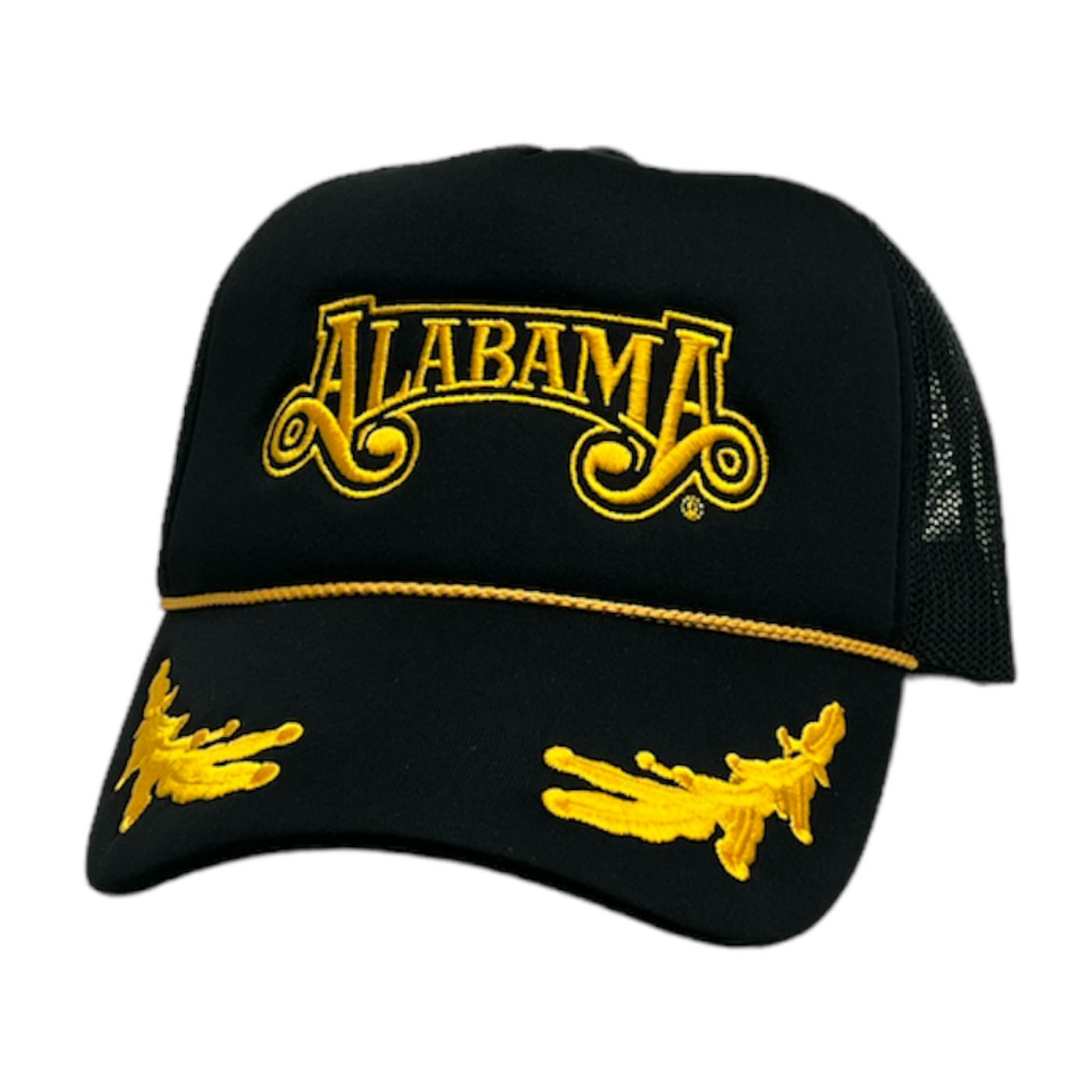 Alabama Black Captain's Hat