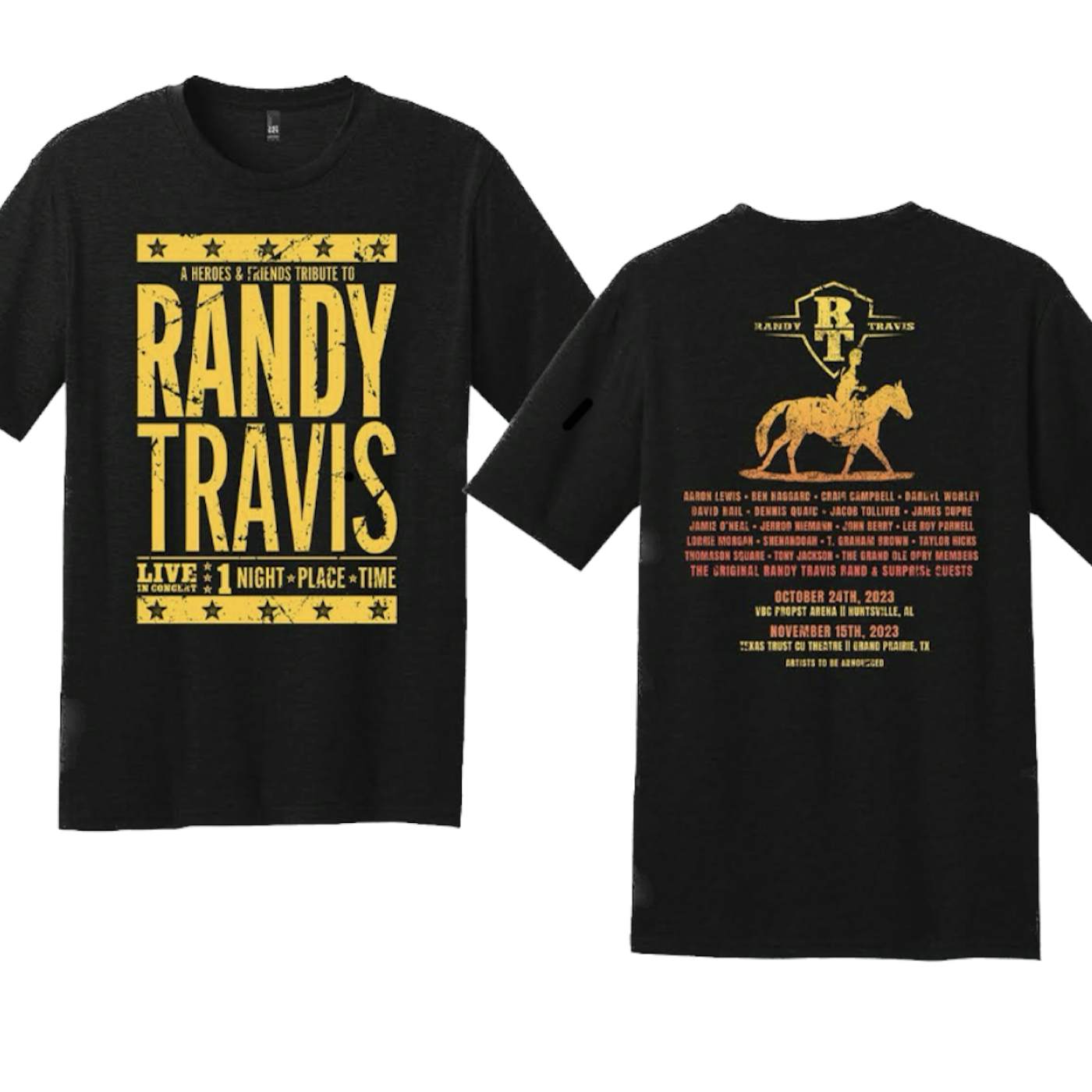 Randy Travis Heroes and Friends Tribute Tee