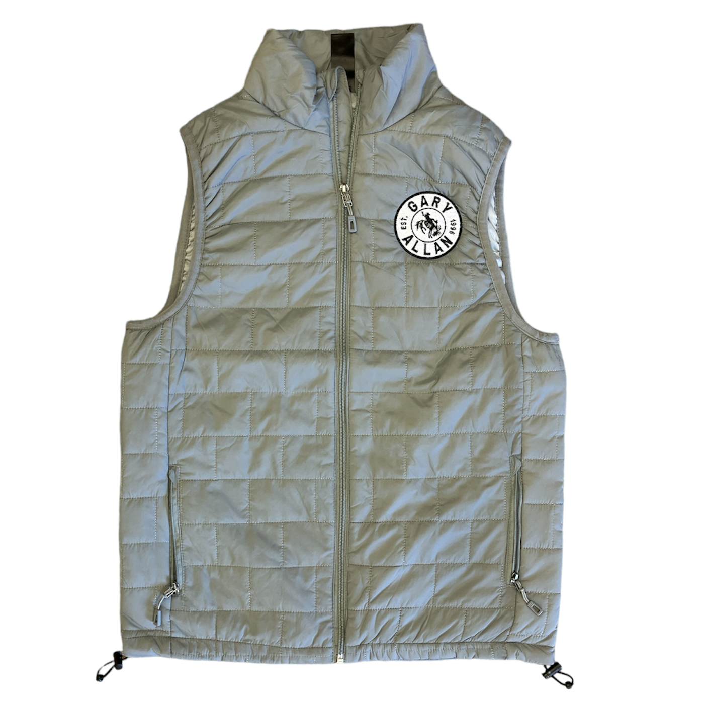 Gary Allan Grey Puffer Vest