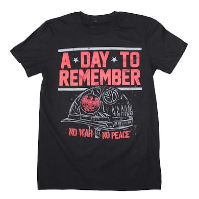 A Day to Remember T Shirt | A Day To Remember No War No Peace T-Shirt