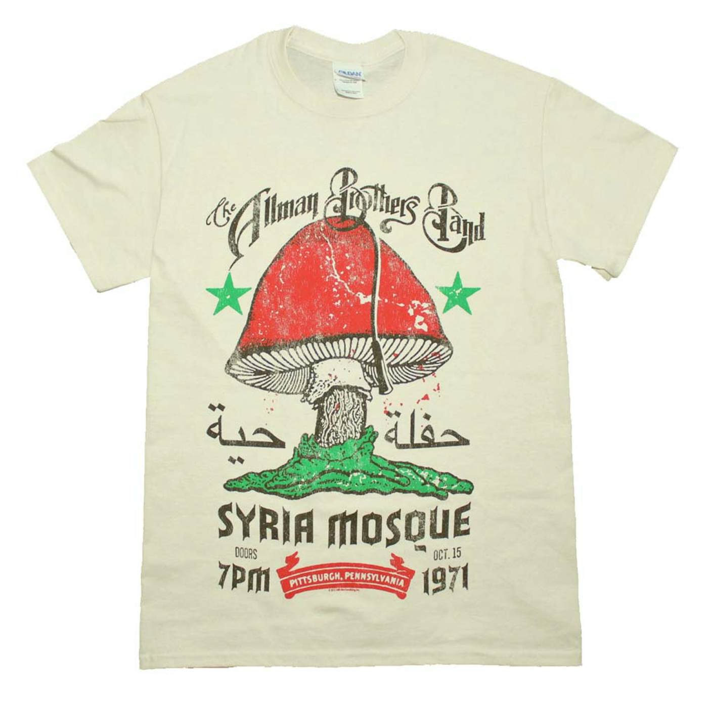Allman Brothers Band T Shirt | Allman Brothers Syria Mosque T-Shirt