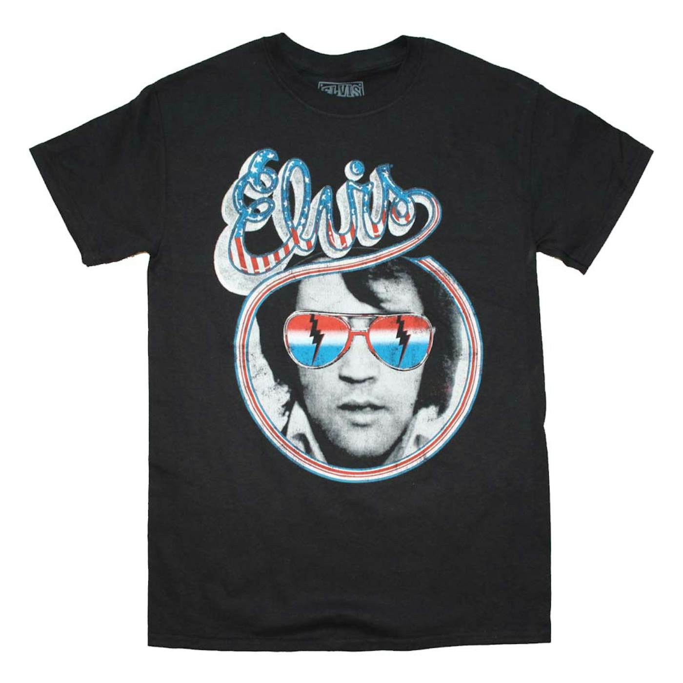 Elvis Presley T Shirt | Elvis Presley Red, White and Blue Photo T-Shirt