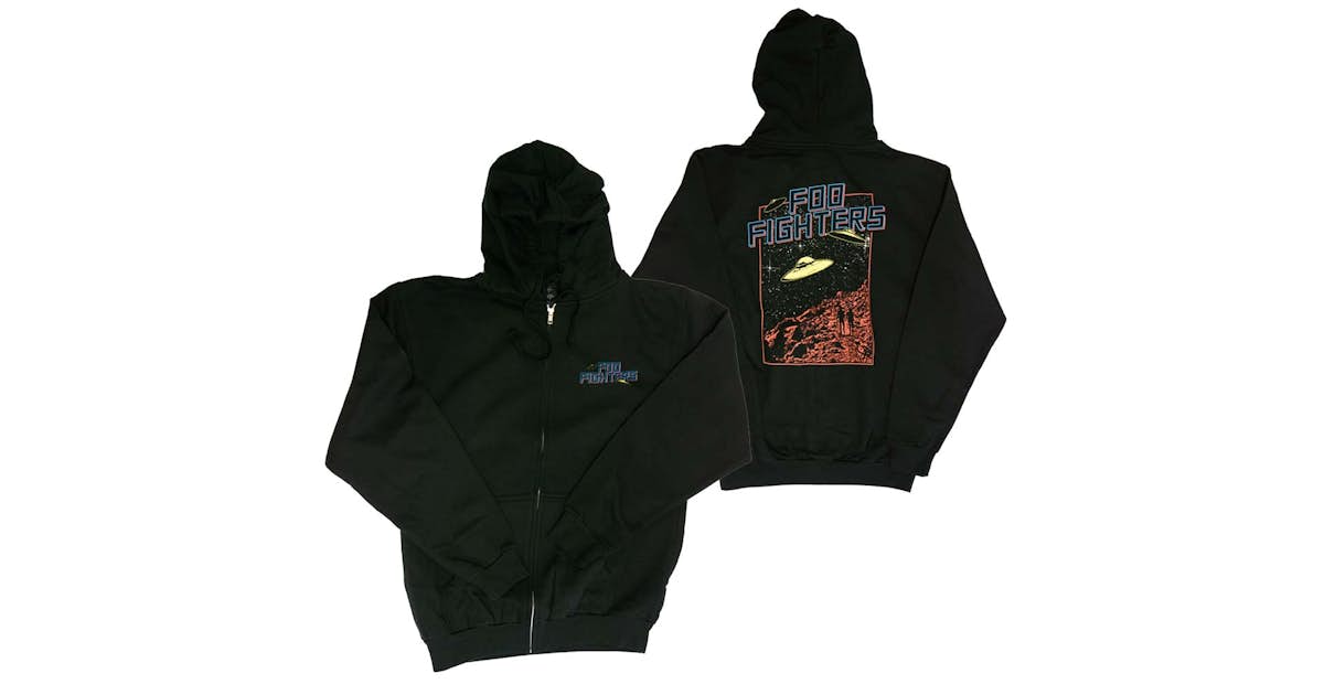 Foo fighters zip up hoodie Clearance