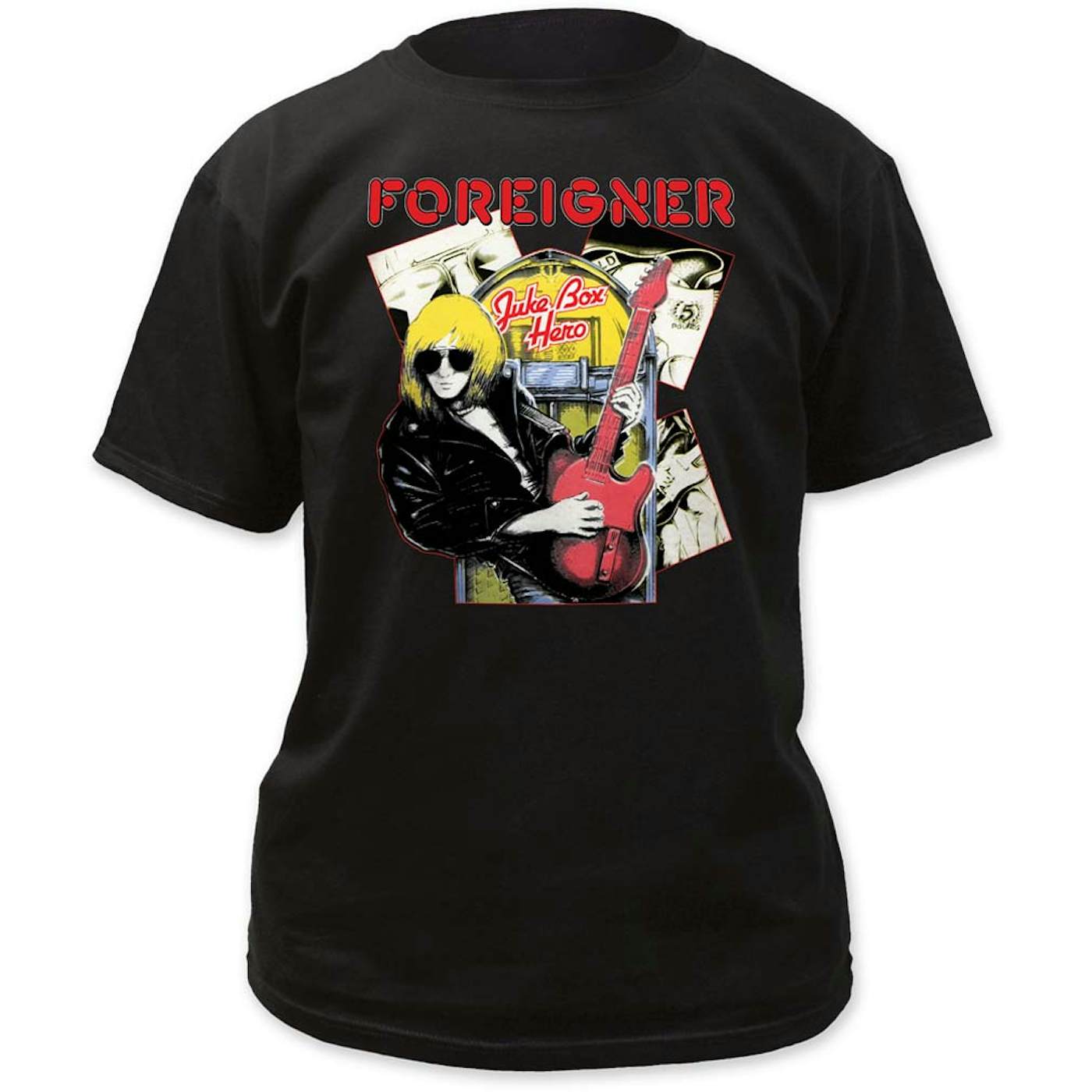 Foreigner T Shirt | Foreigner Juke Box Hero T-Shirt