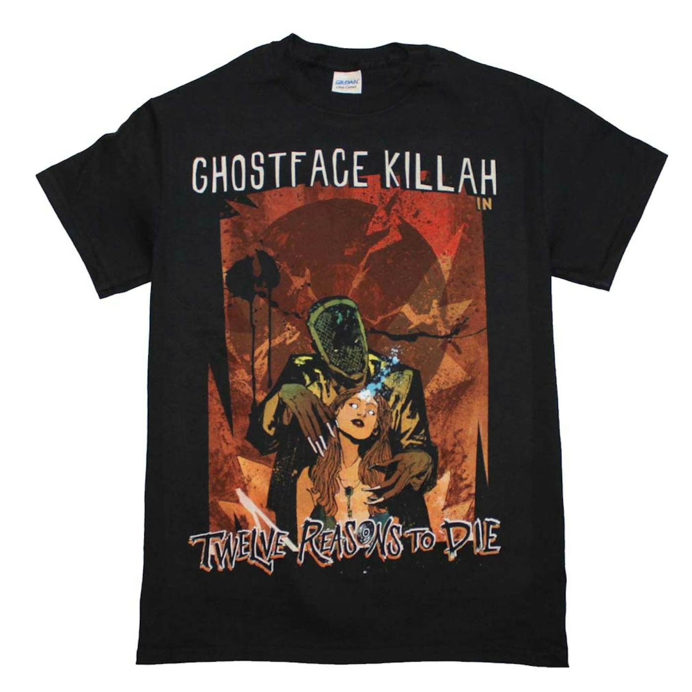 Ghostface Killah T Shirt | Ghost Face Killah 12 Reasons to Die T-Shirt