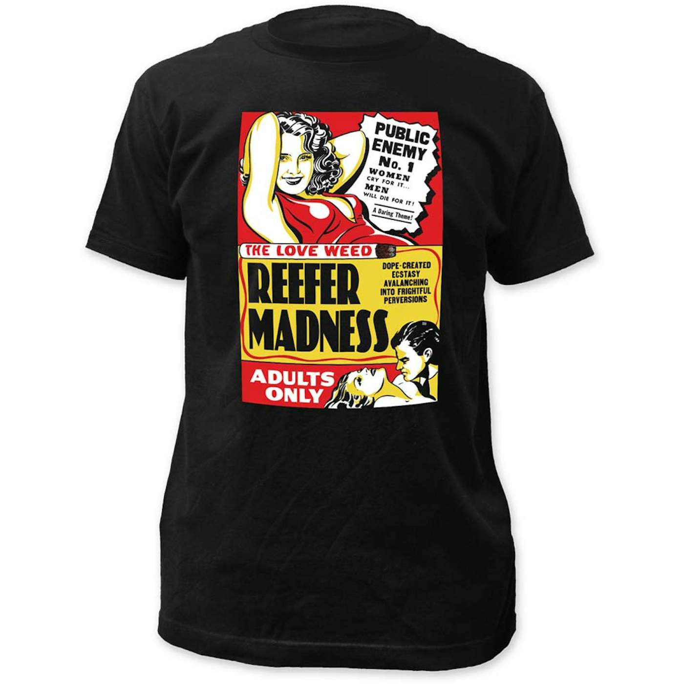 Impact Originals T Shirt | Impact Originals Reefer Madness Fitted T-Shirt
