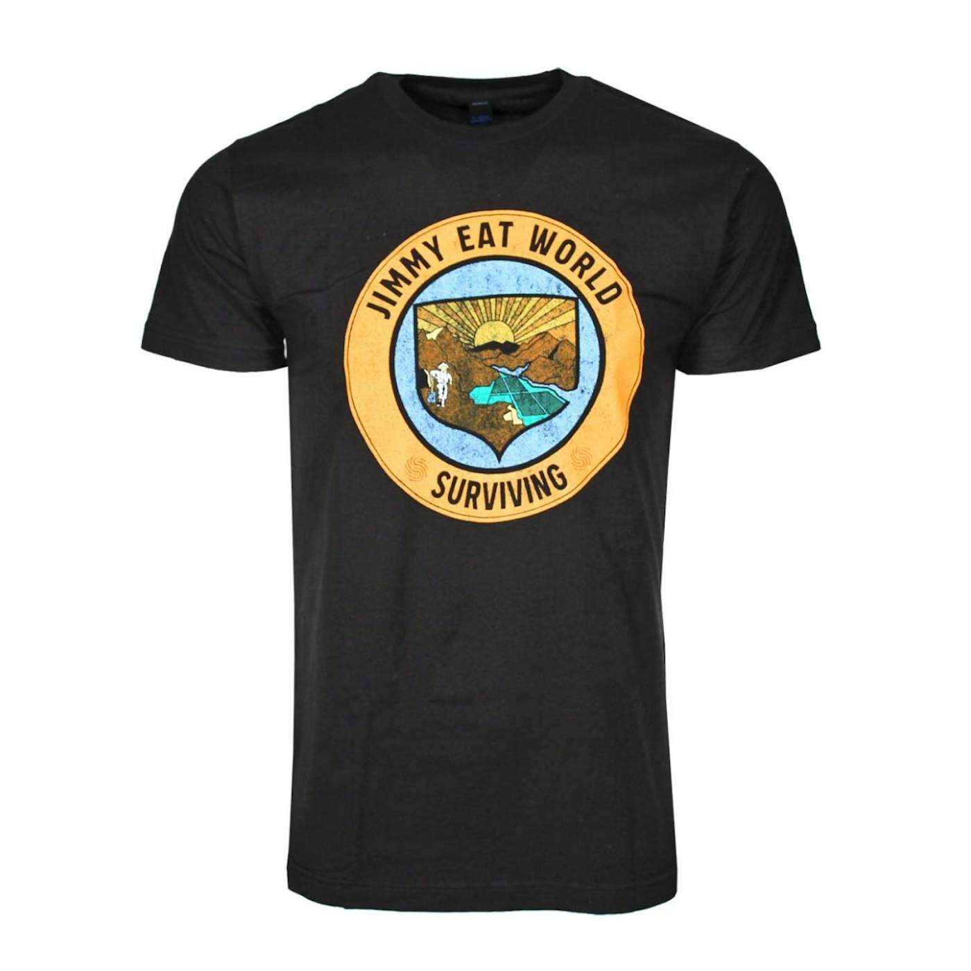Jimmy Eat World T Shirt | Jimmy Eat World Surviving Crest T-Shirt