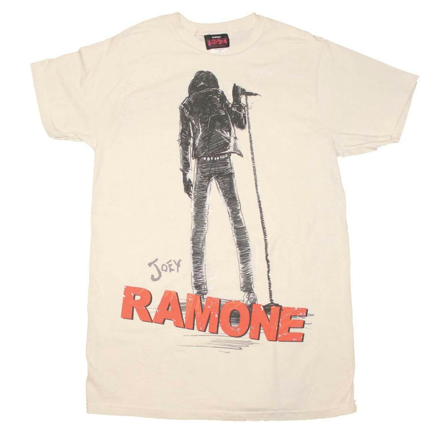 Ramones T Shirt | Joey Ramone Silhouette T-Shirt
