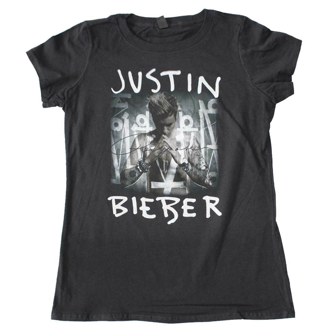Justin Bieber Purpose Album Cover Juniors T-Shirt