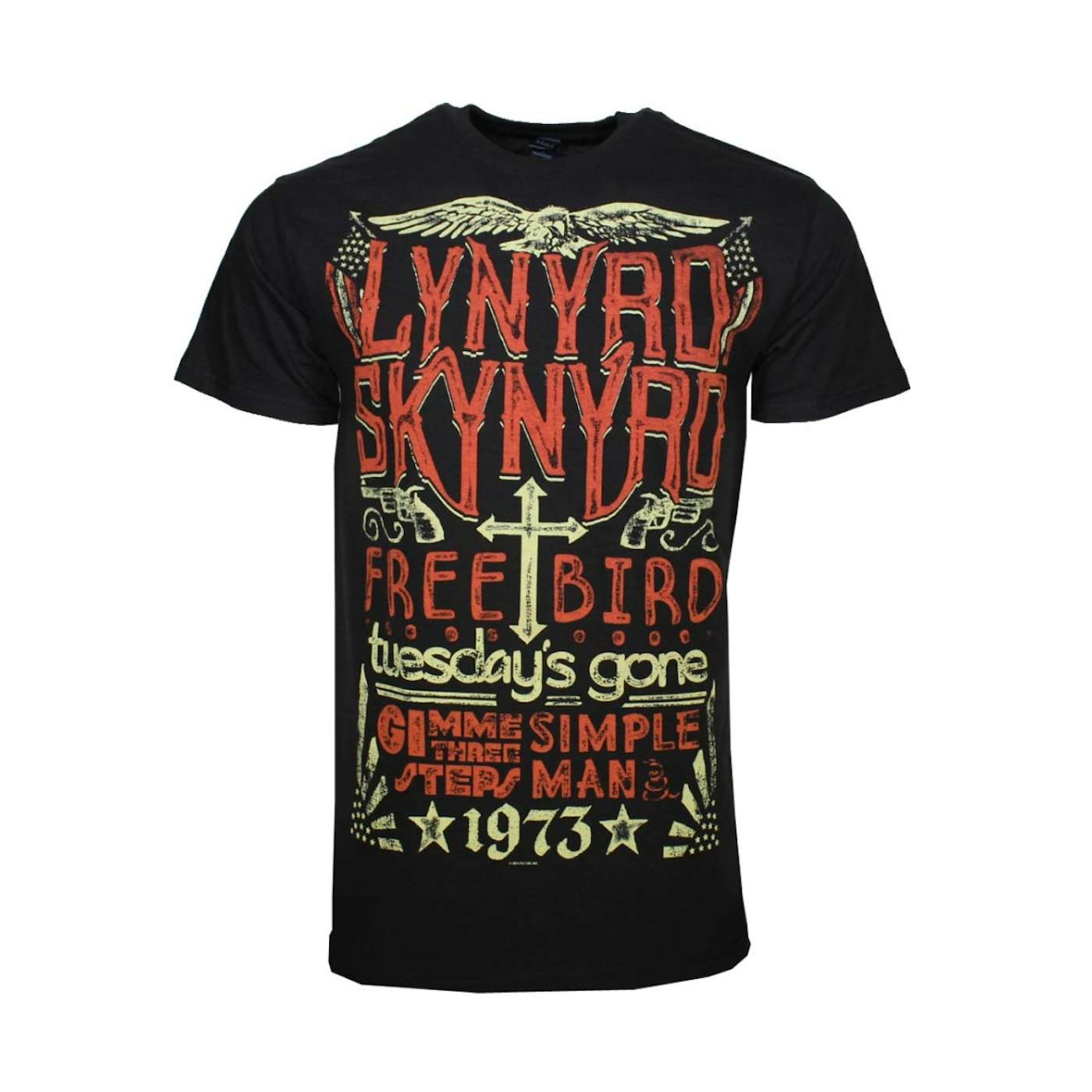 Lynyrd Skynyrd T Shirt | Lynyrd Skynyrd 1973 Hits T-Shirt