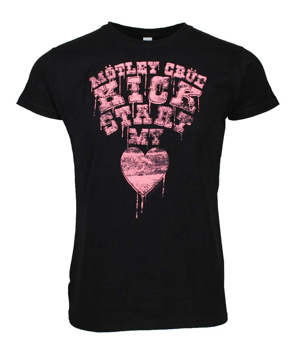 Mötley Crüe T Shirt Motley Crue Kickstart my Heart Juniors Tee