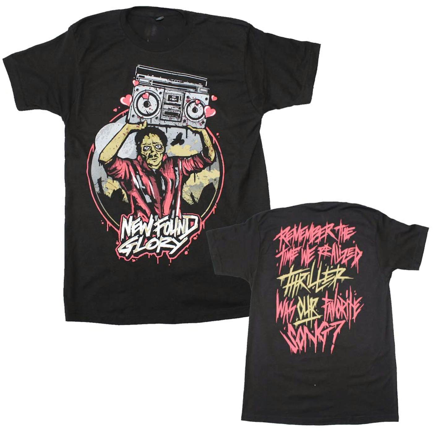 New Found Glory T Shirt | New Found Glory Thriller T-Shirt