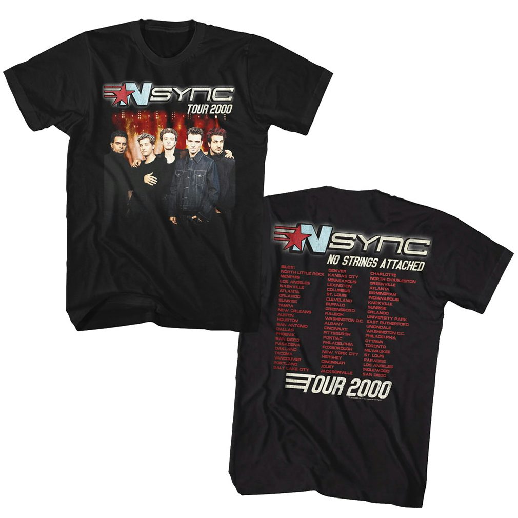 NSYNC T Shirt | NSYNC Tour 2000 T-Shirt