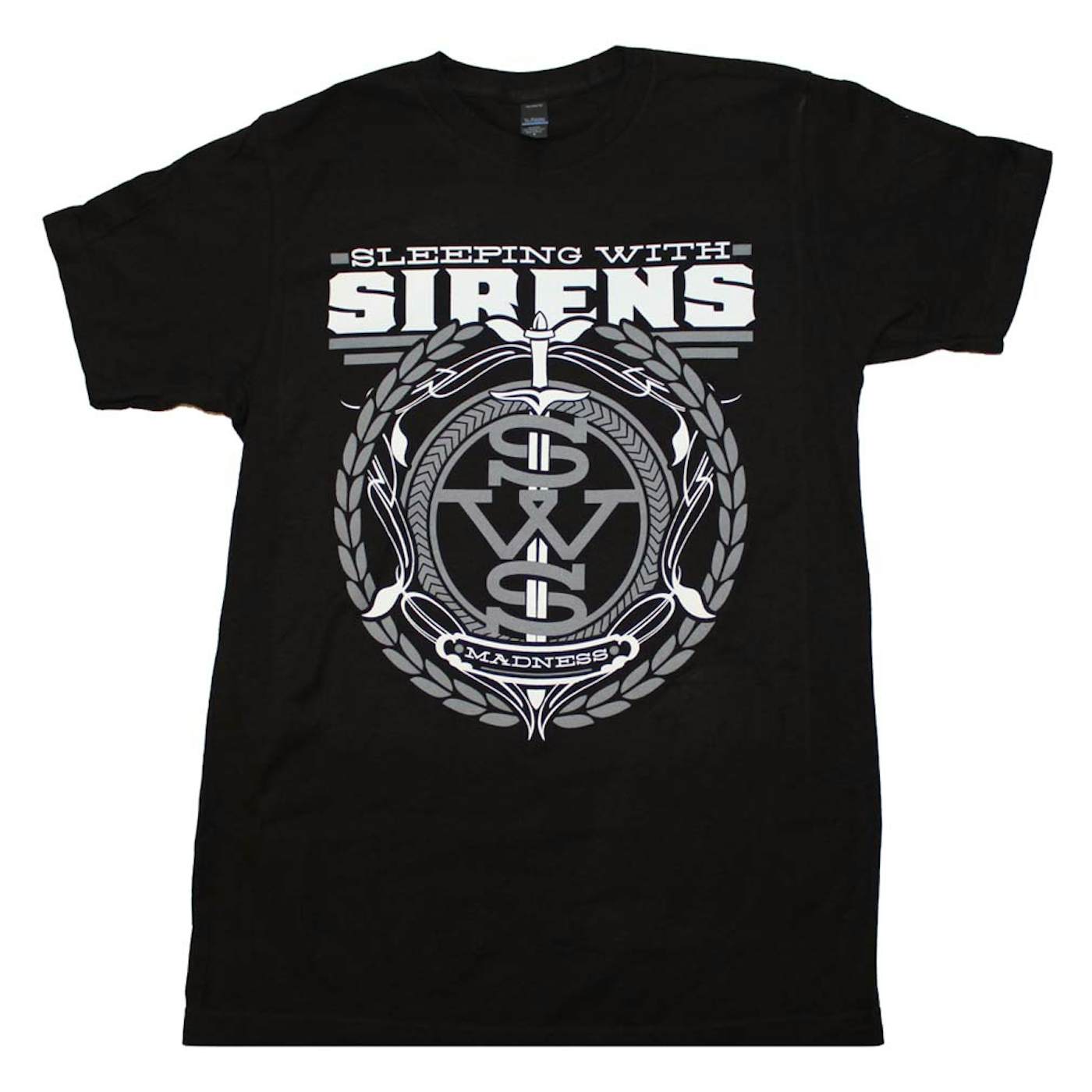 Sleeping with Sirens T Shirt | Sleeping with Sirens Gray Crest Logo T-Shirt