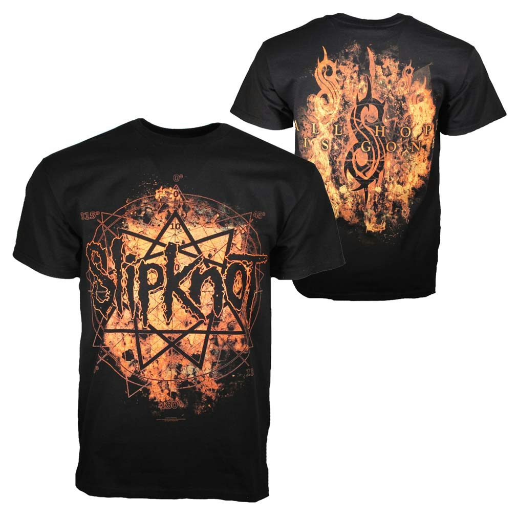 Slipknot T Shirt | Slipknot Radio Fires Logo T-Shirt