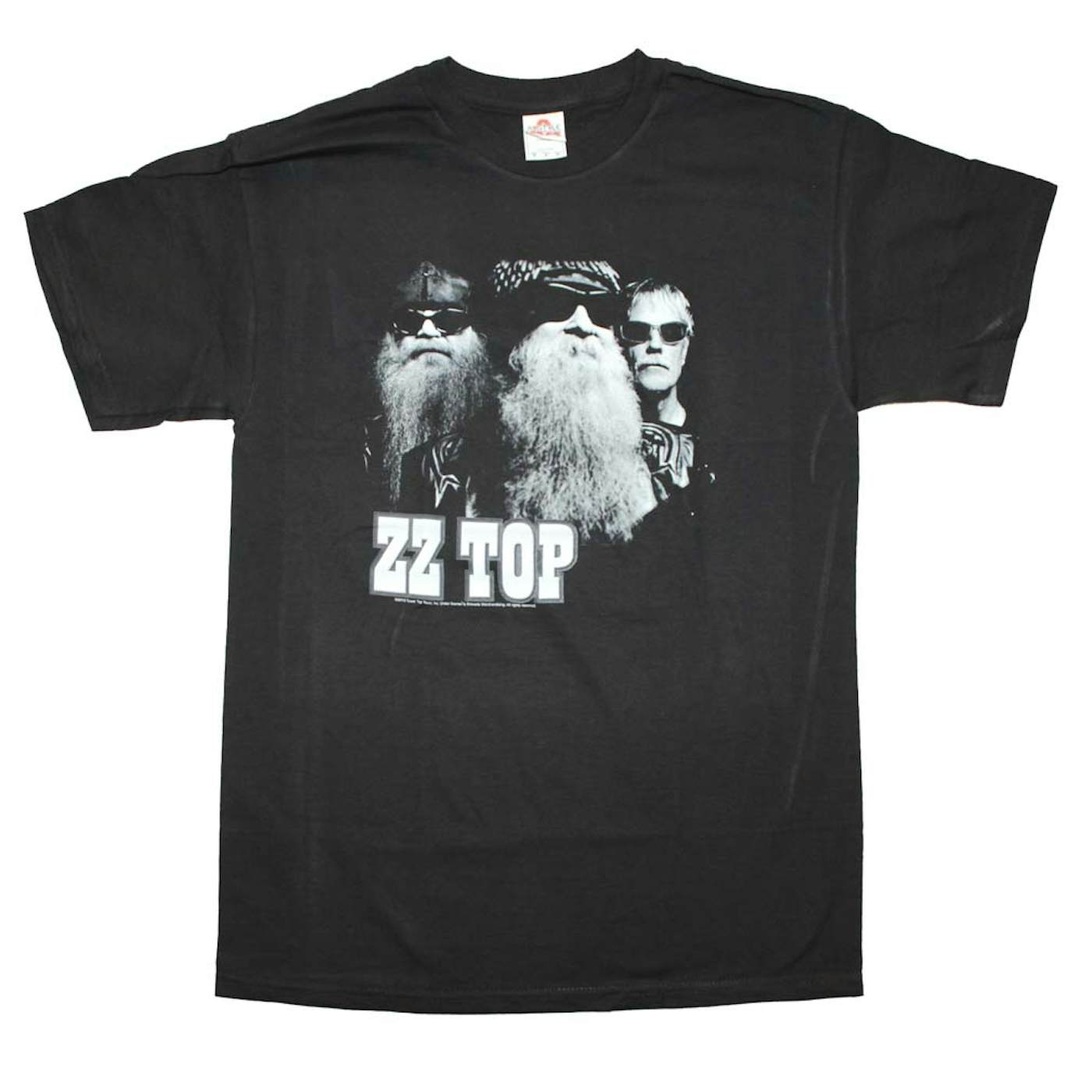 ZZ Top T Shirt | ZZ Top Black Photo T-Shirt